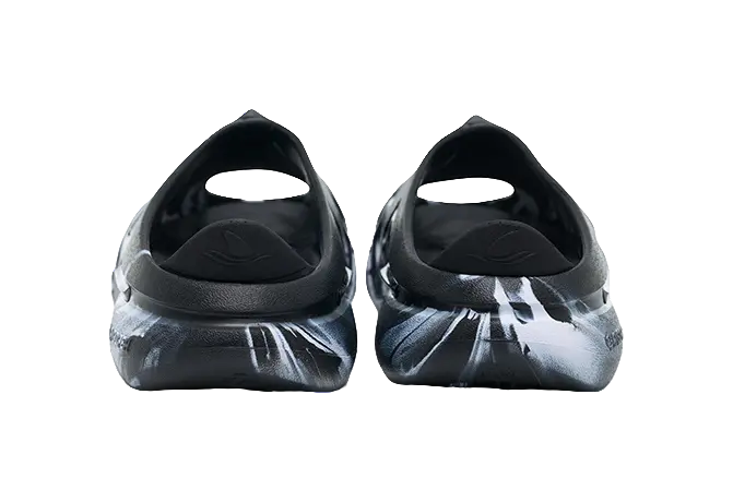 Rigorer Shark 3 Slides - Black White Slide Slippers for Unisex 