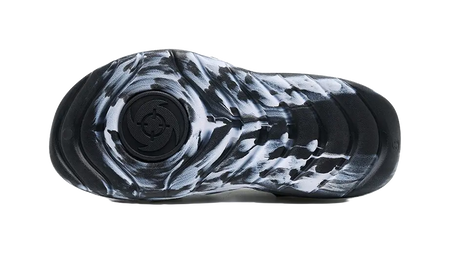 Rigorer Shark 3 Slides - Black White Slide Slippers for Unisex 