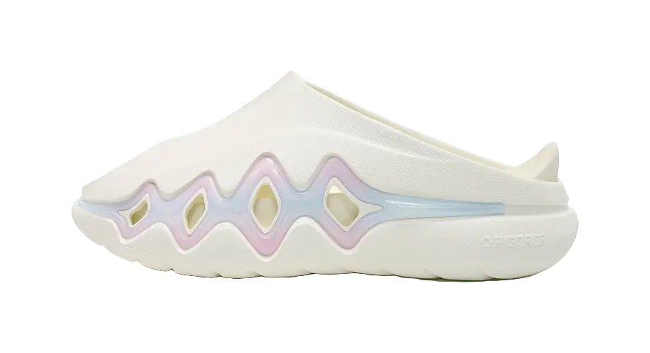 Rigorer Shark 3 Slides - White Pink Blue Slide Slippers for Unisex 