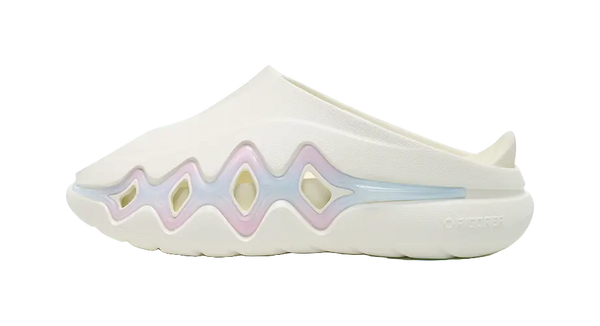 Rigorer Shark 3 Slides - White Pink Blue Slide Slippers for Unisex 