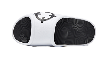 Rigorer Skyrim 1 Slide - White Black Slide Slippers for Men 