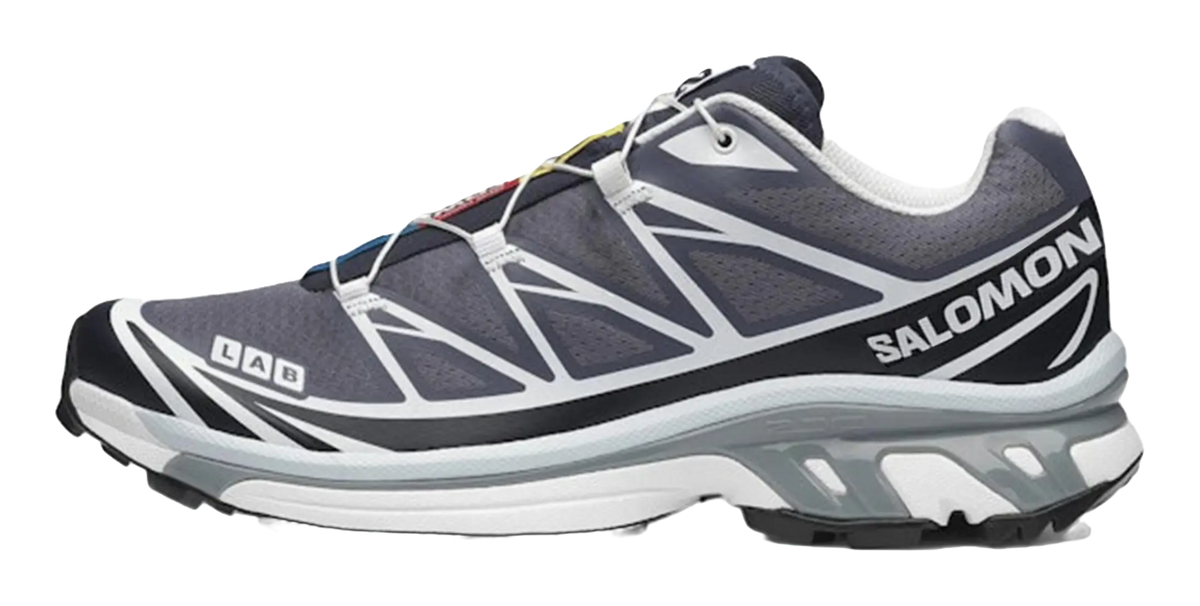 SALOMON XT 6 Cushioning And Abrasion Resistant Coverage Low top Casual Running Shoes Unisex Black Gray Blue  vjsneaker.com