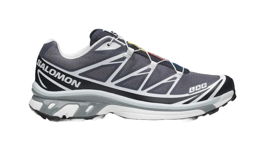 SALOMON XT 6 Cushioning And Abrasion Resistant Coverage Low top Casual Running Shoes Unisex Black Gray Blue  vjsneaker.com