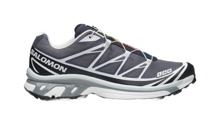 SALOMON XT 6 Cushioning And Abrasion Resistant Coverage Low top Casual Running Shoes Unisex Black Gray Blue  vjsneaker.com