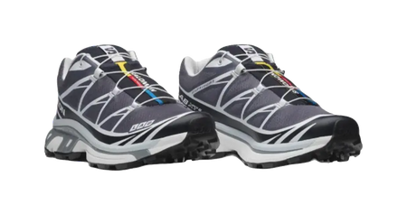 SALOMON XT 6 Cushioning And Abrasion Resistant Coverage Low top Casual Running Shoes Unisex Black Gray Blue  vjsneaker.com