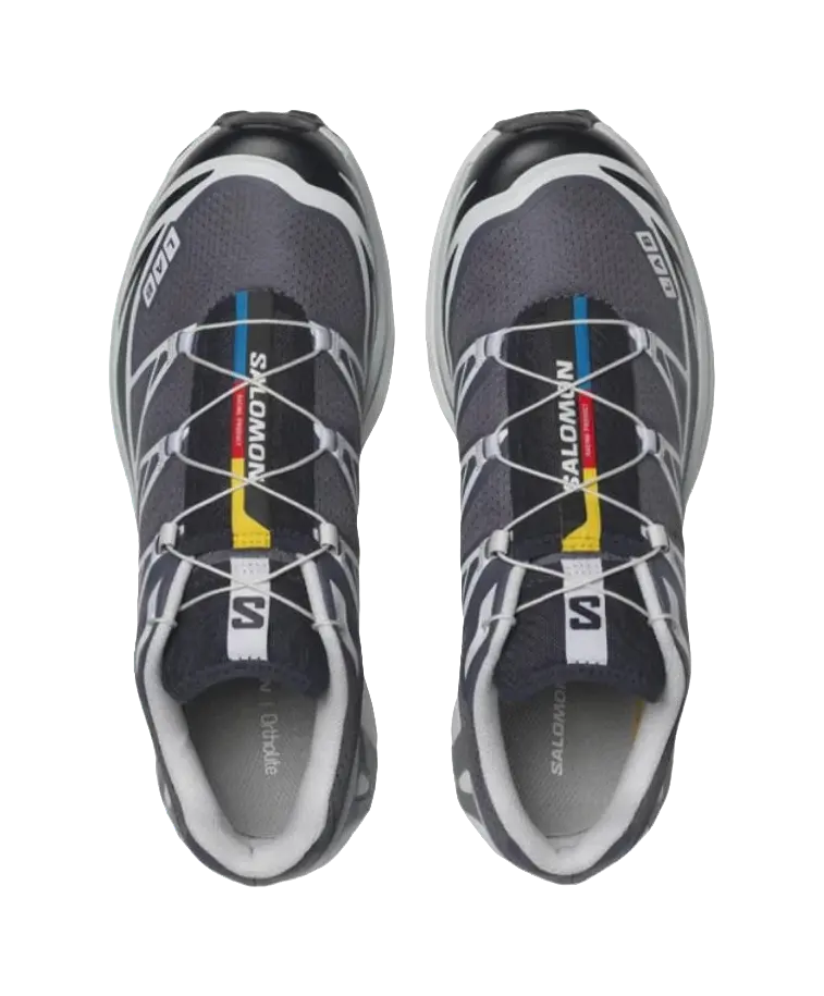 SALOMON XT 6 Cushioning And Abrasion Resistant Coverage Low top Casual Running Shoes Unisex Black Gray Blue  vjsneaker.com