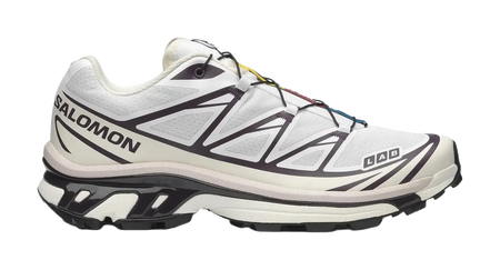 SALOMON XT 6 Cushioning Coverage Support Abrasion Resistant Low top Casual Running Shoes Unisex White  vjsneaker.com