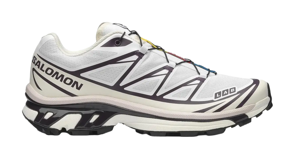 SALOMON XT 6 Cushioning Coverage Support Abrasion Resistant Low top Casual Running Shoes Unisex White  vjsneaker.com