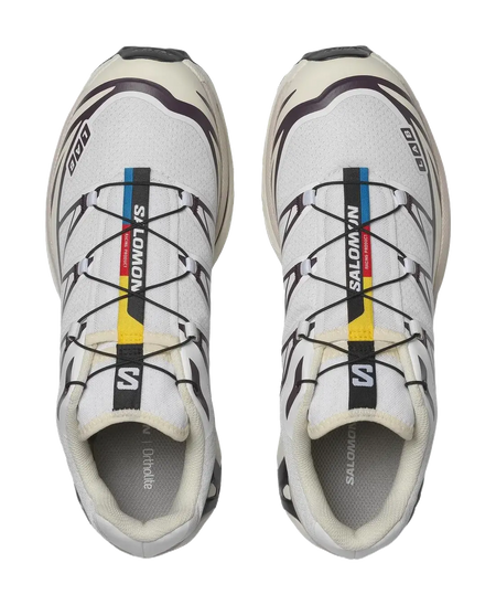 SALOMON XT 6 Cushioning Coverage Support Abrasion Resistant Low top Casual Running Shoes Unisex White  vjsneaker.com