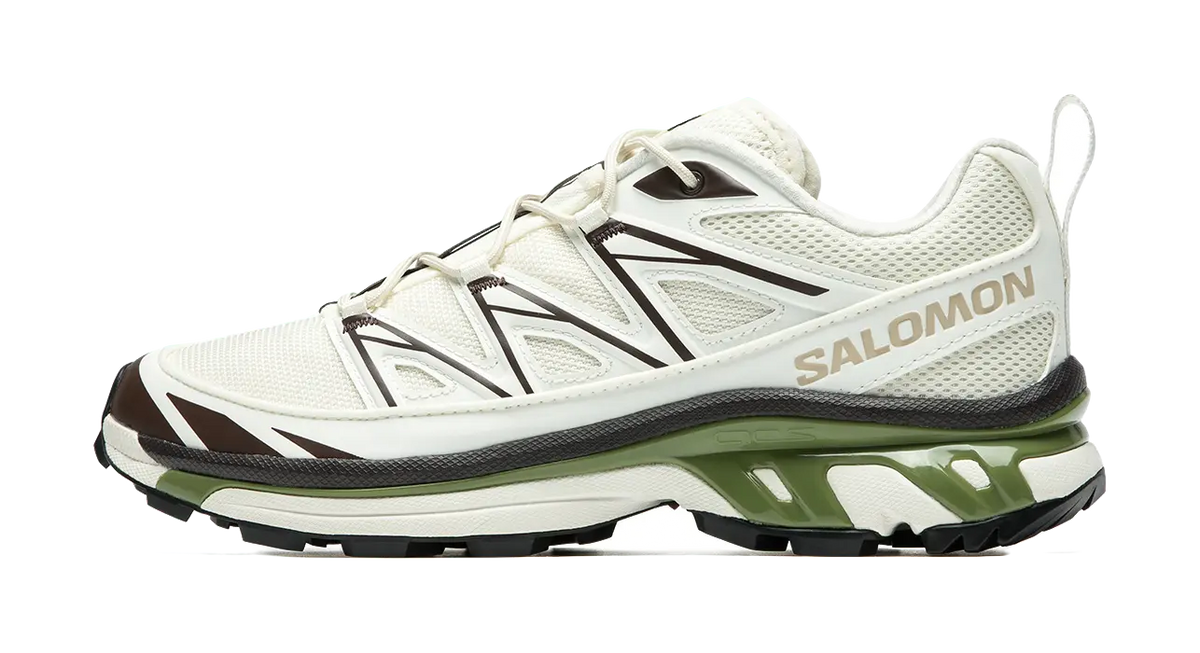 SALOMON XT 6 Cushioning, Wear Resistant Low top Long Distance Running Shoes Unisex Beige Green  vjsneaker.com