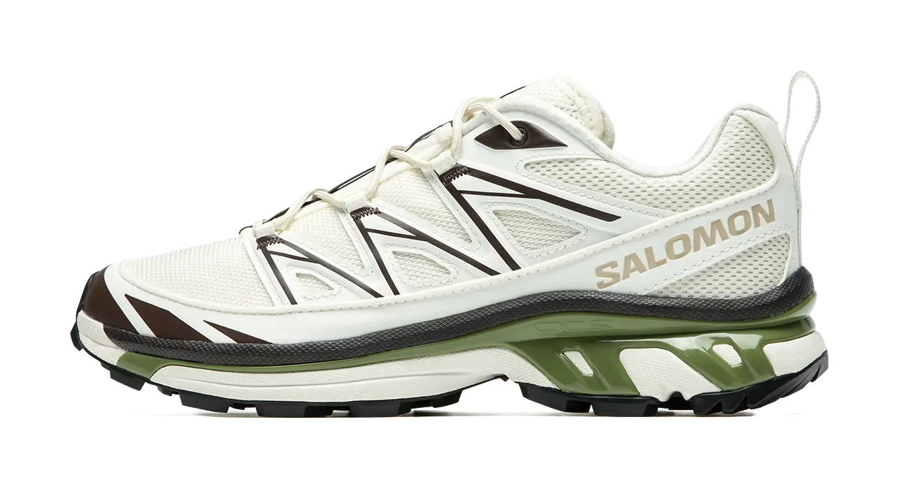 SALOMON XT 6 Cushioning, Wear Resistant Low top Long Distance Running Shoes Unisex Beige Green  vjsneaker.com