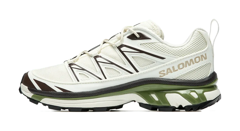 SALOMON XT 6 Cushioning, Wear Resistant Low top Long Distance Running Shoes Unisex Beige Green  vjsneaker.com