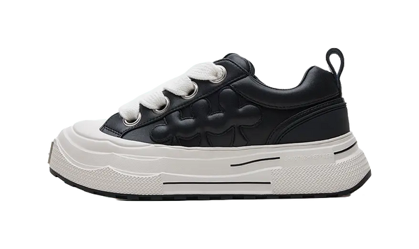 SHOOT BRAND Reprise Black Plum Slip Resistant Height Increasing Low Top Skateboard Shoes Unisex Black 