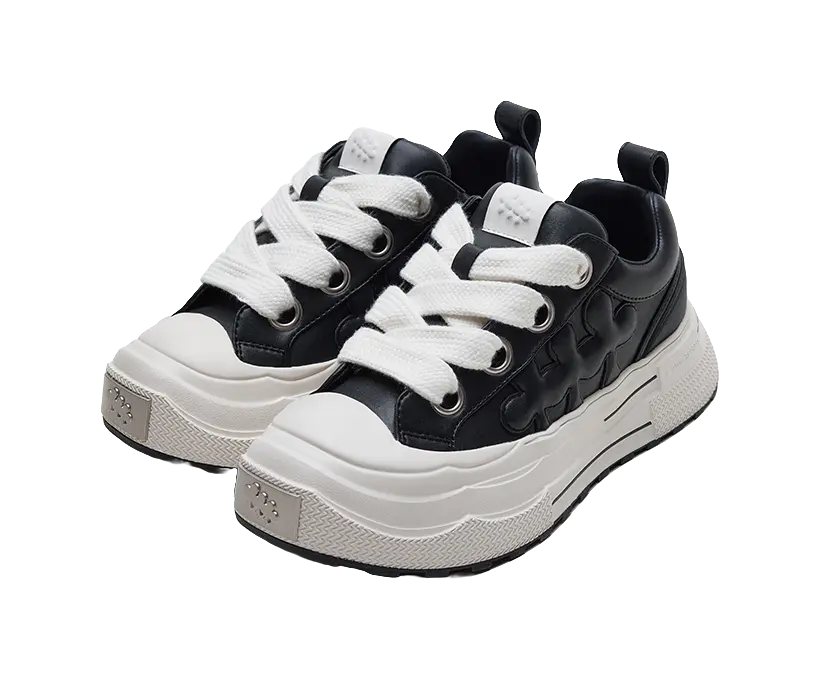 SHOOT BRAND Reprise Black Plum Slip Resistant Height Increasing Low Top Skateboard Shoes Unisex Black 