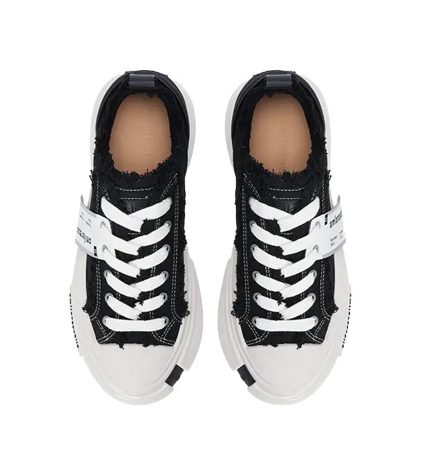 SMILEREPUBLIC 70s Classic Black Low top Canvas Shoes Unisex Black  VJSNEAKER