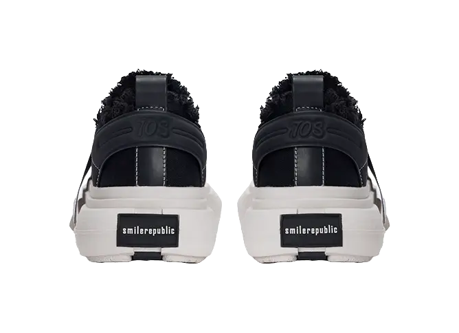 SMILEREPUBLIC 70s Classic Black Low top Canvas Shoes Unisex Black  VJSNEAKER