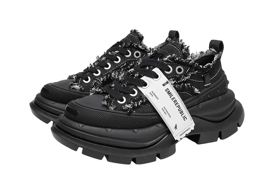 SMILEREPUBLIC Anti Slip And Wear Resistant Height Increasing Low Top Chunky Sneakers Unisex  VJSNEAKER