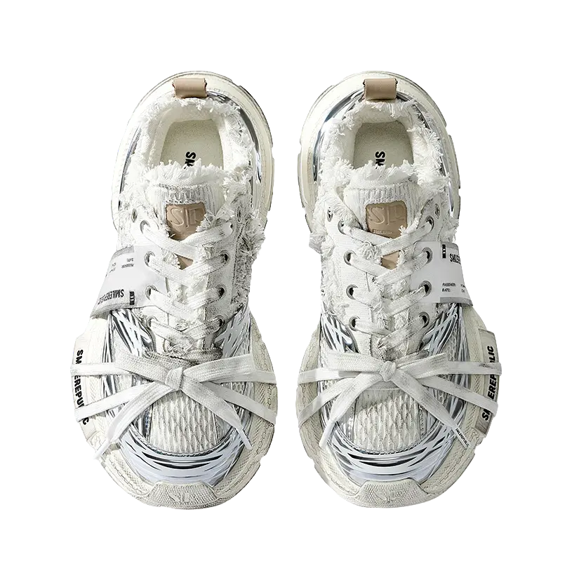 SMILEREPUBLIC Cushioning, Breathable, Coverage, Height Increasing Low top Chunky Sneakers Unisex  VJSNEAKER