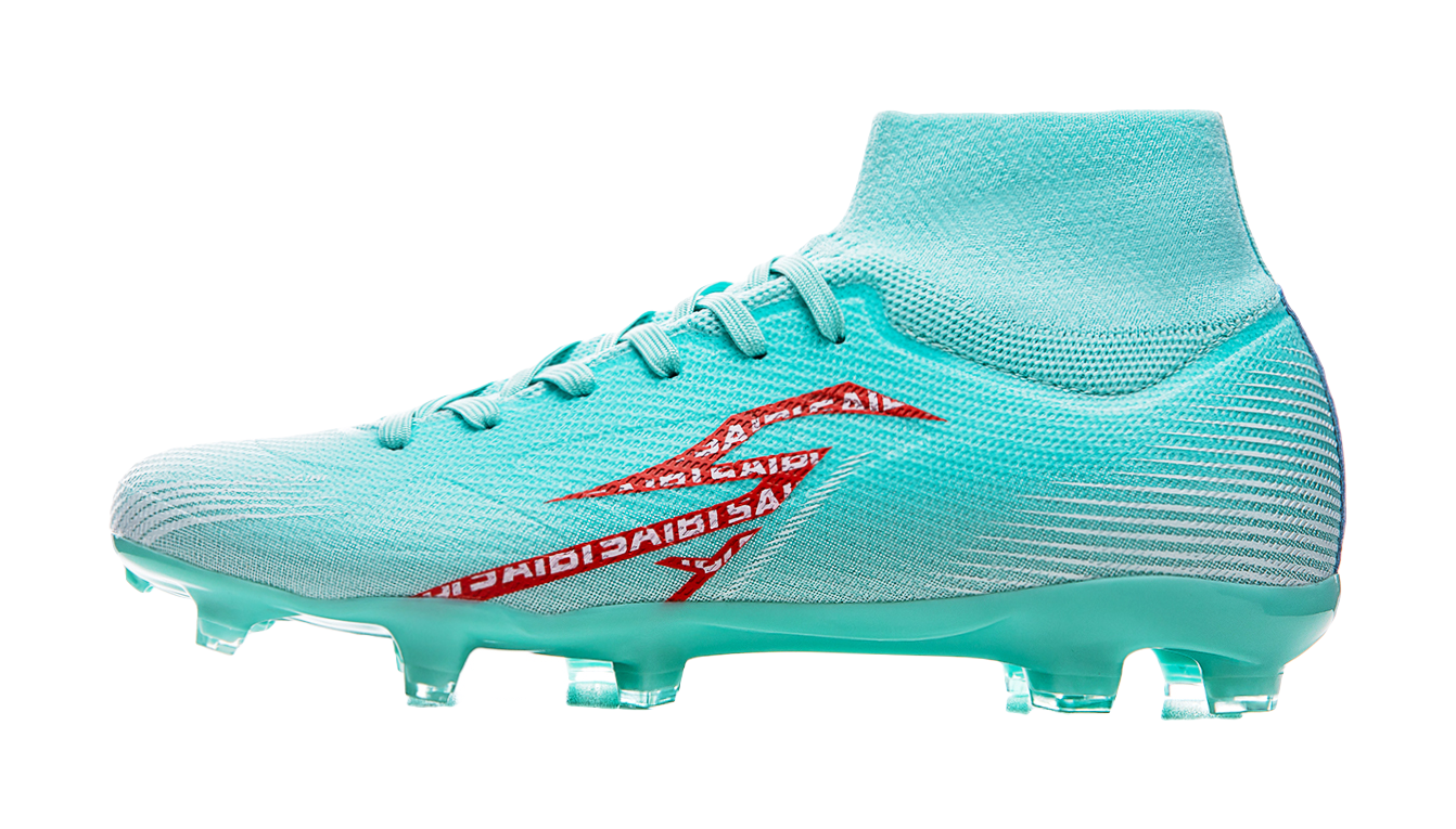 Saibi Soccer Shoes Unisex High top White 