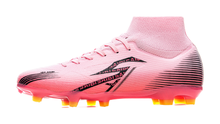 Saibi Soccer Shoes Unisex High top White 