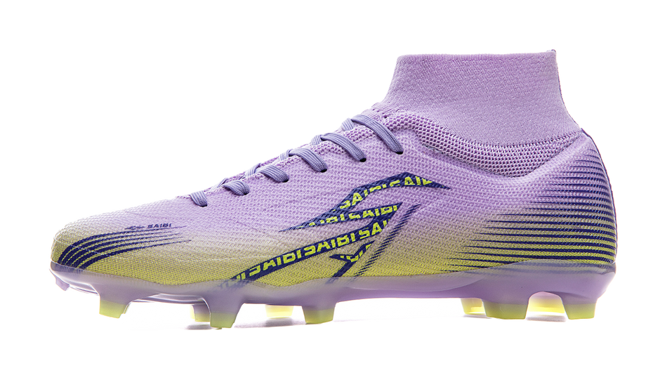 Saibi Soccer Shoes Unisex High top White 