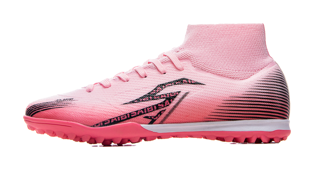 Saibi Soccer Shoes Unisex High top White 