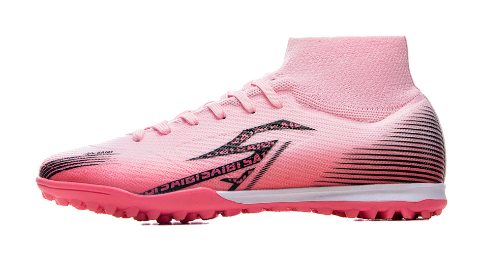 Saibi Soccer Shoes Unisex High top White 