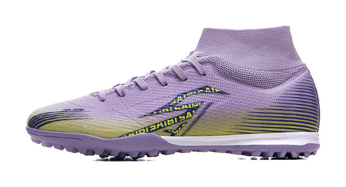 Saibi Soccer Shoes Unisex High top White 