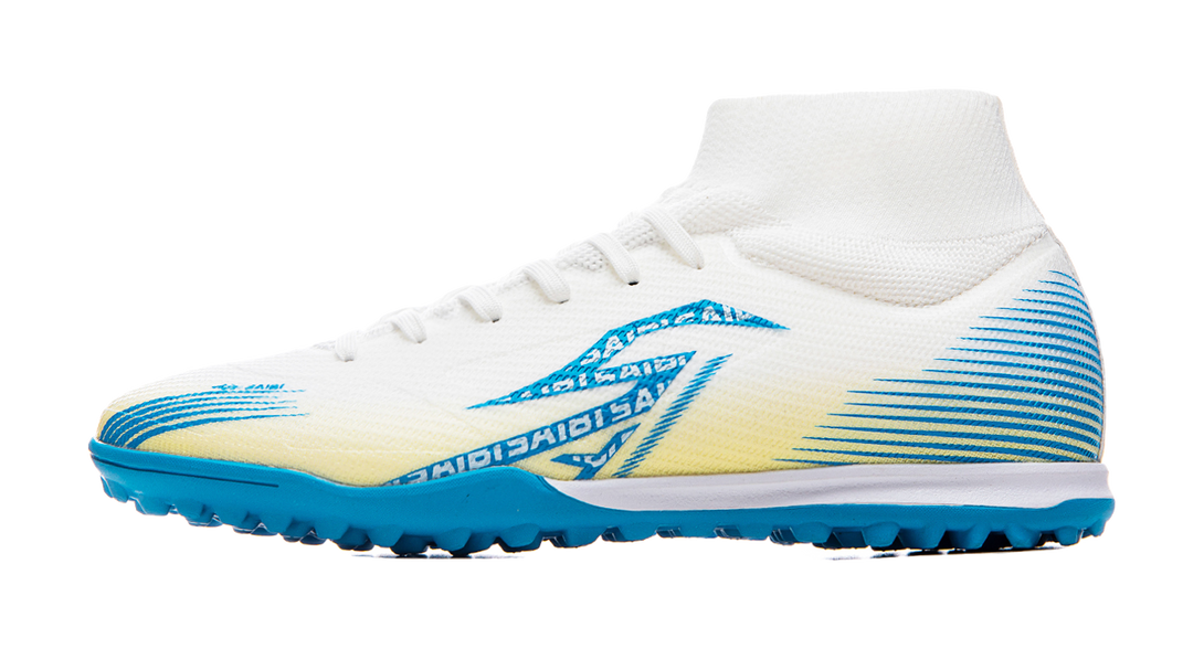 Saibi Soccer Shoes Unisex High top White 