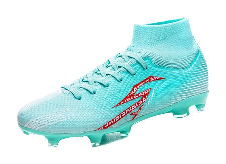 Saibi Soccer Shoes Unisex High top White 