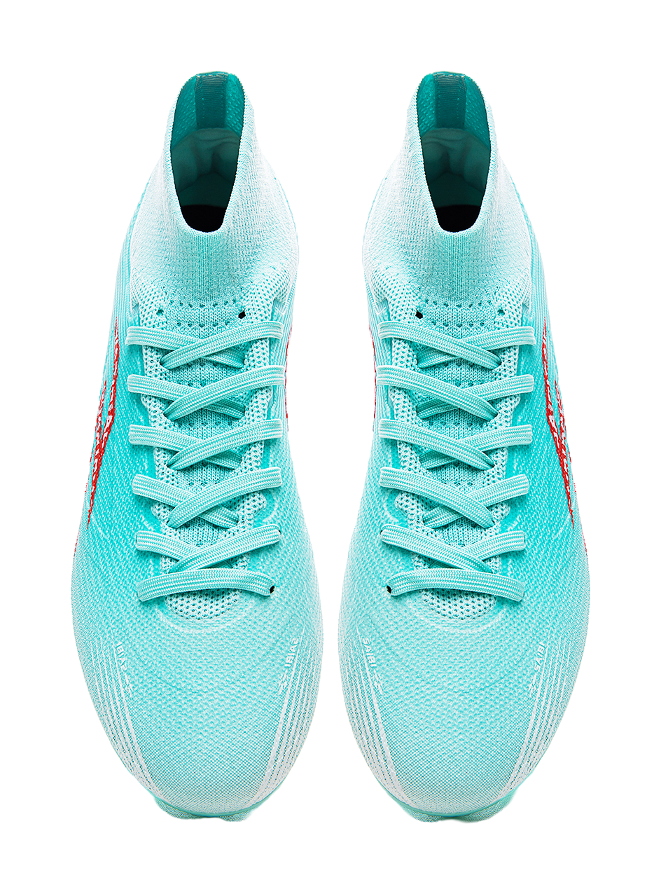 Saibi Soccer Shoes Unisex High top White 