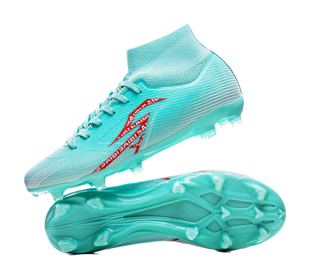 Saibi Soccer Shoes Unisex High top White 