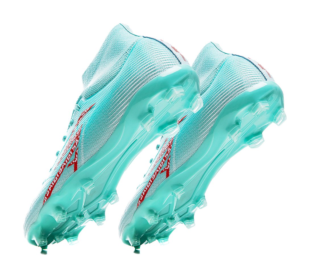 Saibi Soccer Shoes Unisex High top White 