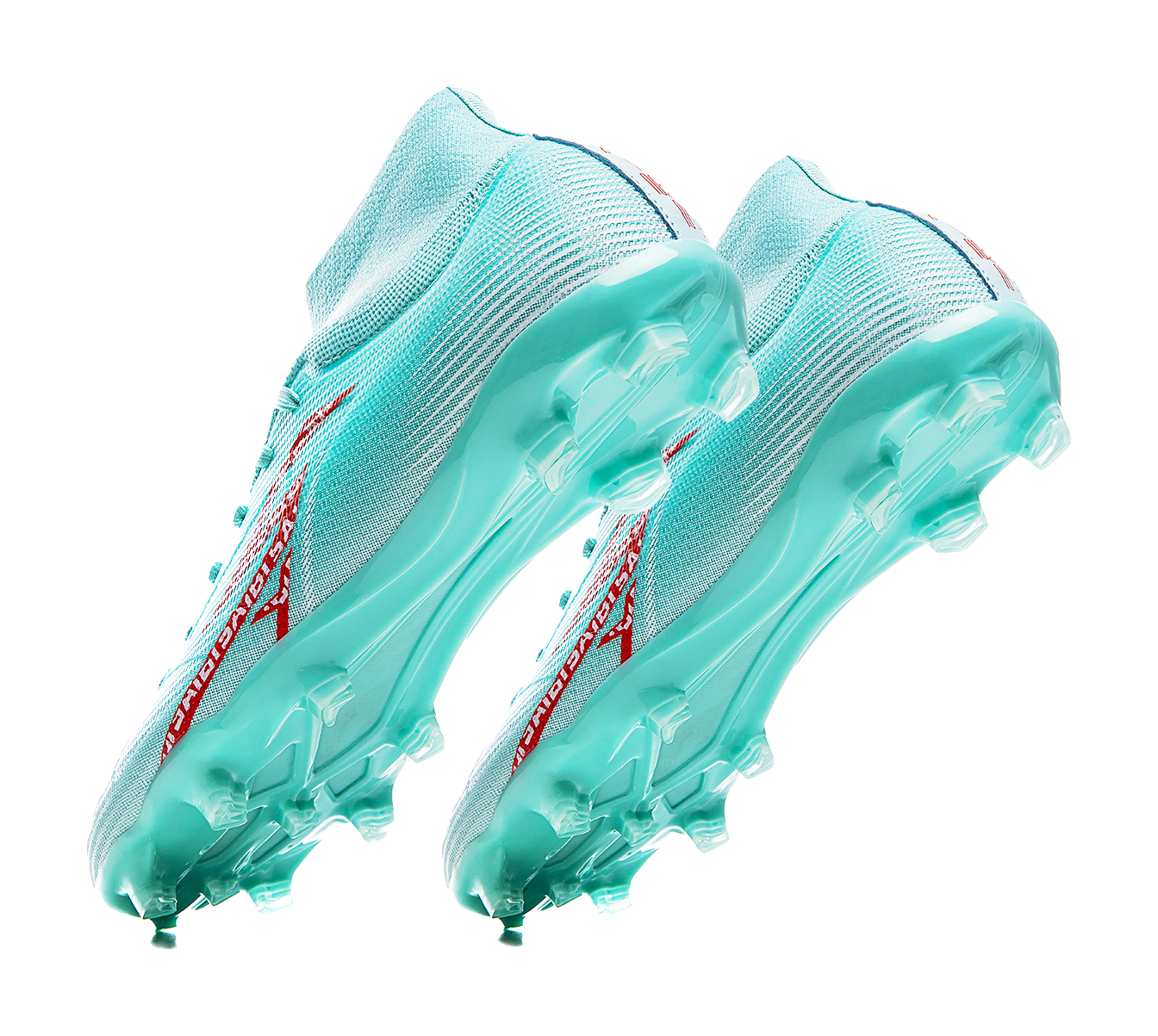 Saibi Soccer Shoes Unisex High top White 