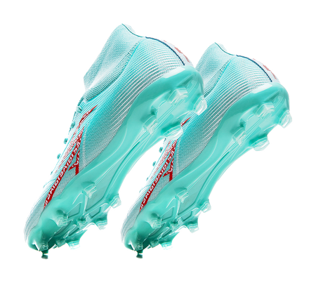 Saibi Soccer Shoes Unisex High top White 