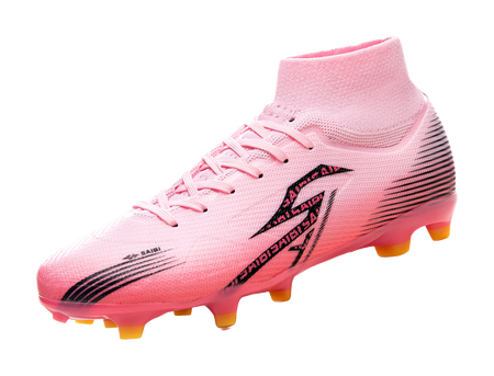 Saibi Soccer Shoes Unisex High top White 