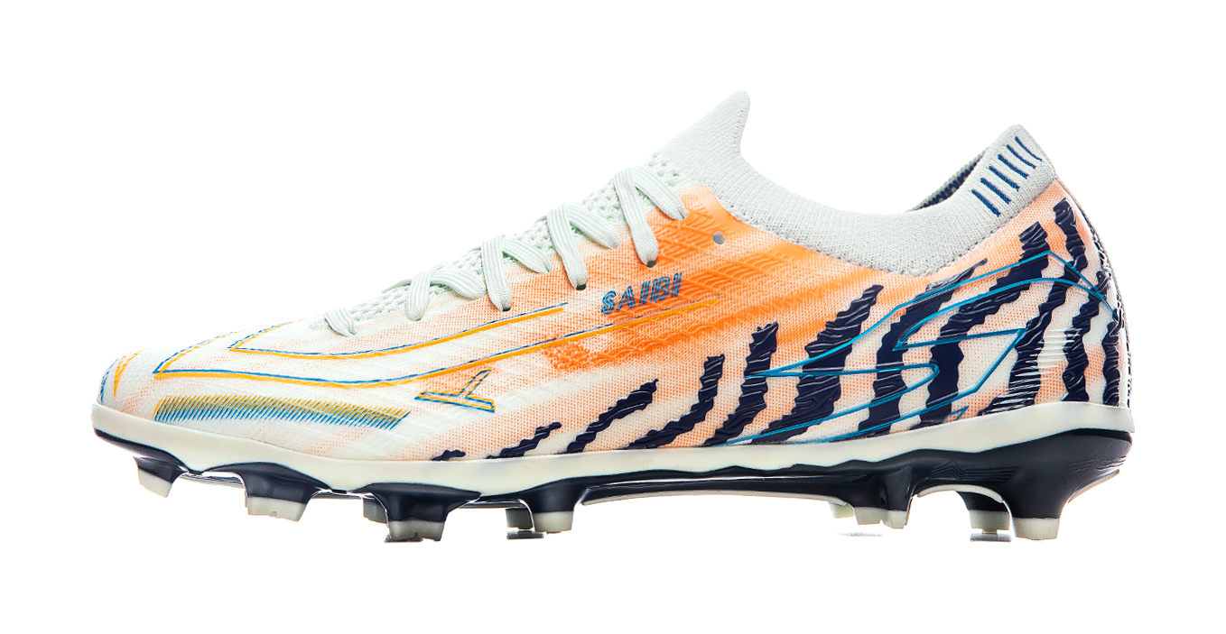 Saibi Soccer Shoes Unisex Low top Beige White Red/Pink/Moon Blue Orange 