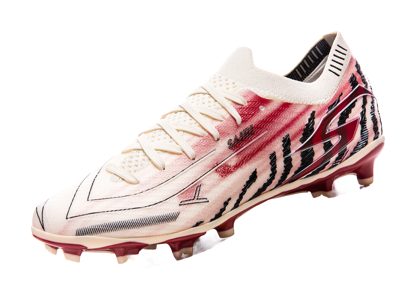 Saibi Soccer Shoes Unisex Low top Beige White Red/Pink/Moon Blue Orange 