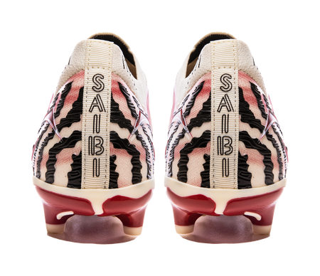 Saibi Soccer Shoes Unisex Low top Beige White Red/Pink/Moon Blue Orange 