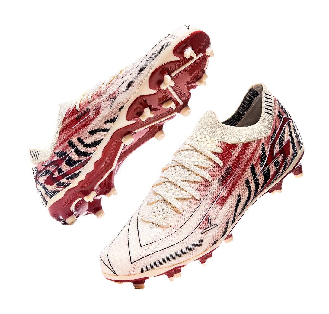 Saibi Soccer Shoes Unisex Low top Beige White Red/Pink/Moon Blue Orange 