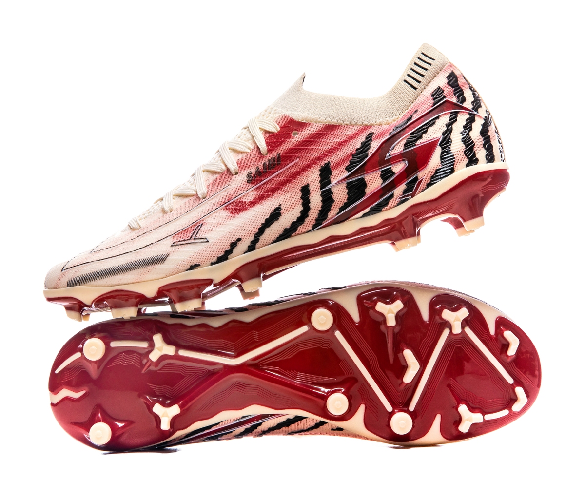 Saibi Soccer Shoes Unisex Low top Beige White Red/Pink/Moon Blue Orange 