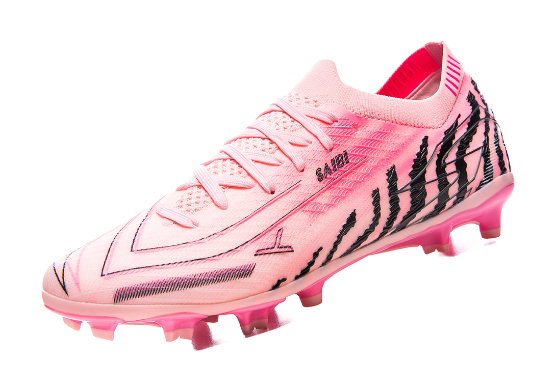 Saibi Soccer Shoes Unisex Low top Beige White Red/Pink/Moon Blue Orange 