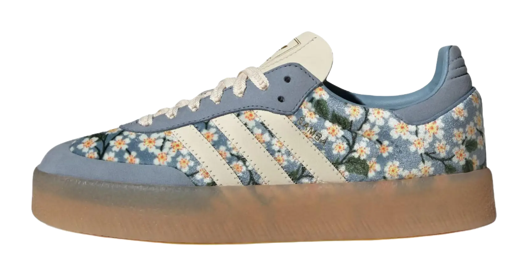 Sambae Liberty London x Sambae Wmns Adidas Originals Blue Cream White Womens  vjsneaker.com