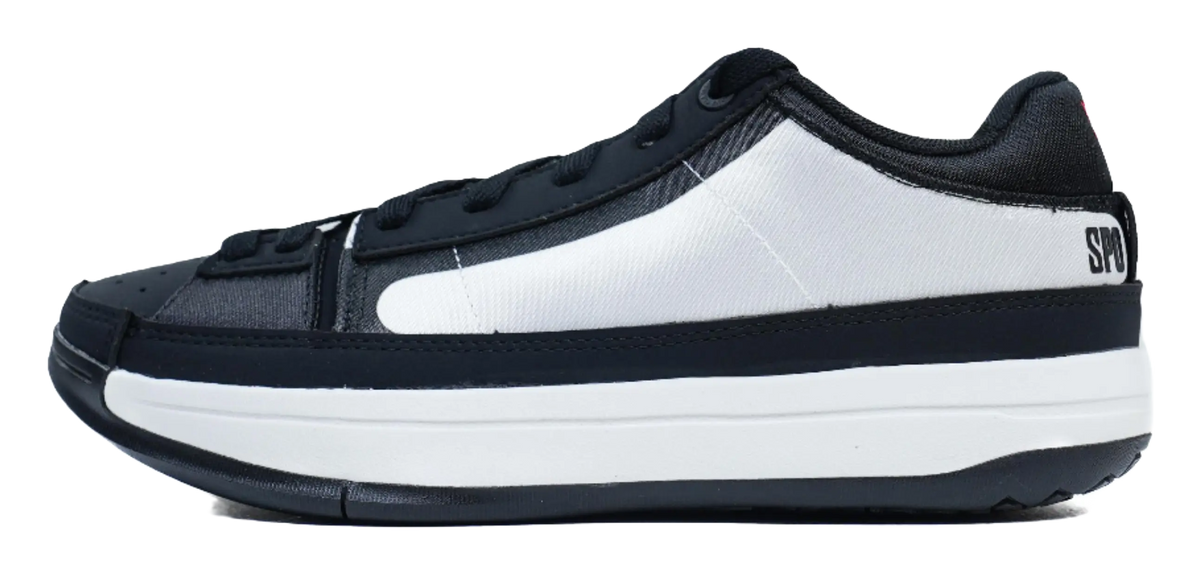 Serious Player Only SPO  Easy1 - Black White Basketball Shoes for Men 