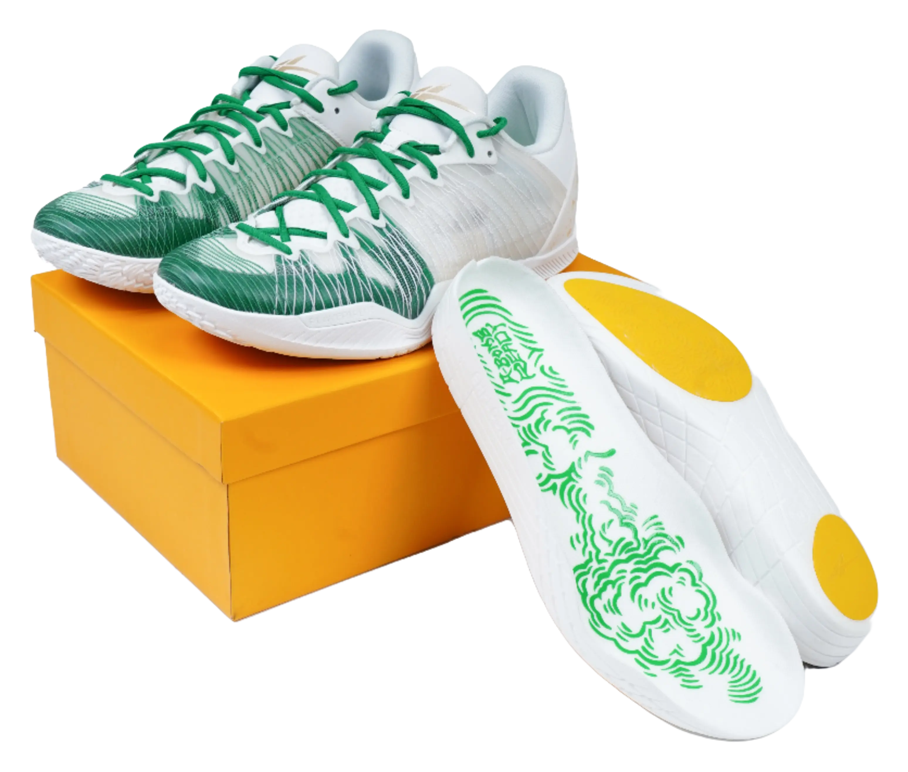 Serious Player Only SPO Player 1 - Green White Basketball Shoes for Men 