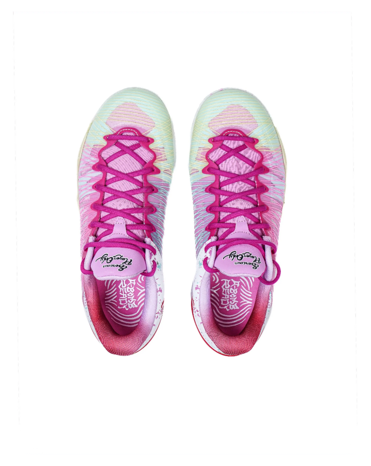 Serious Player Only SPO Player 1 - White Pink Basketball Shoes for Men 