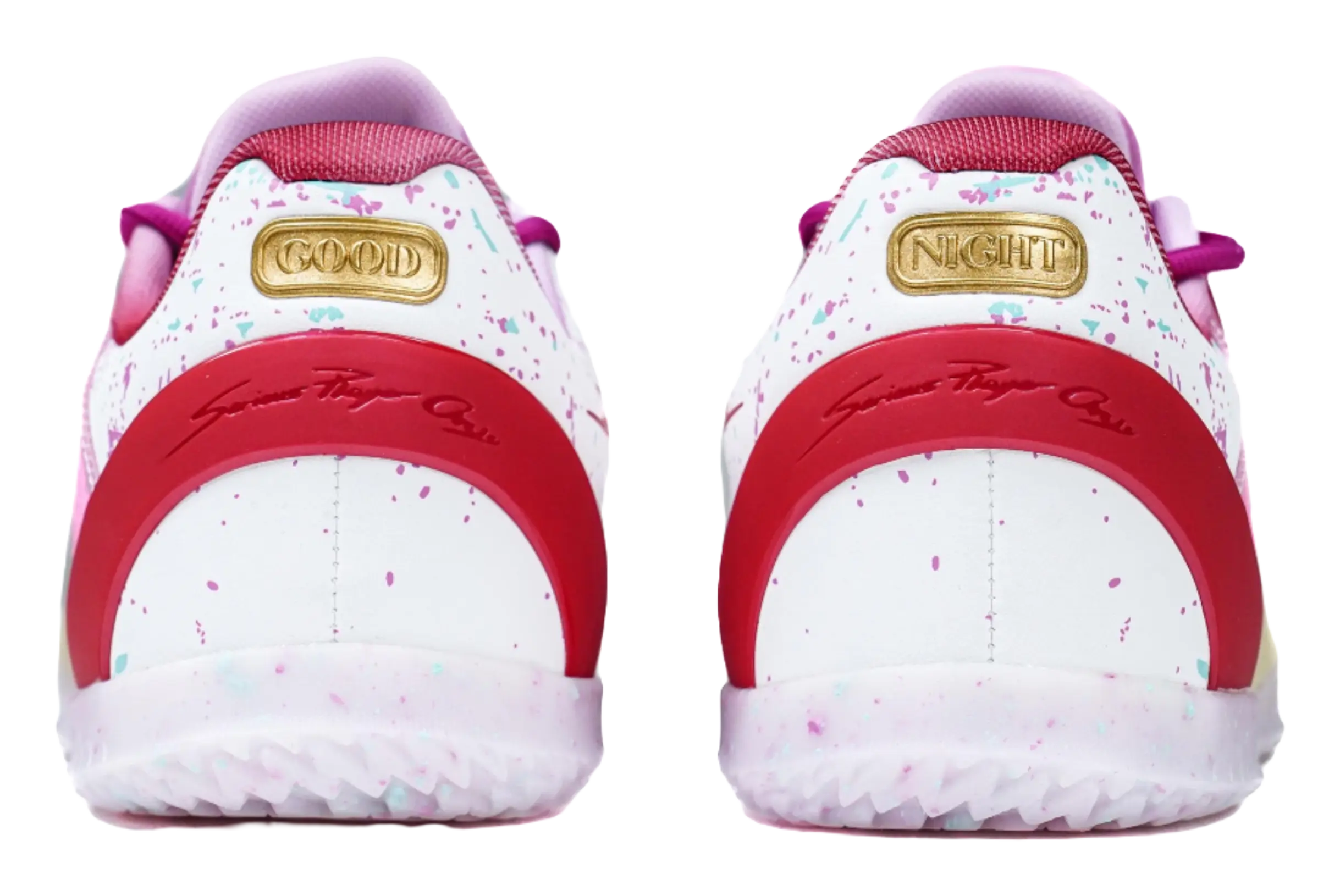 Serious Player Only SPO Player 1 - White Pink Basketball Shoes for Men 