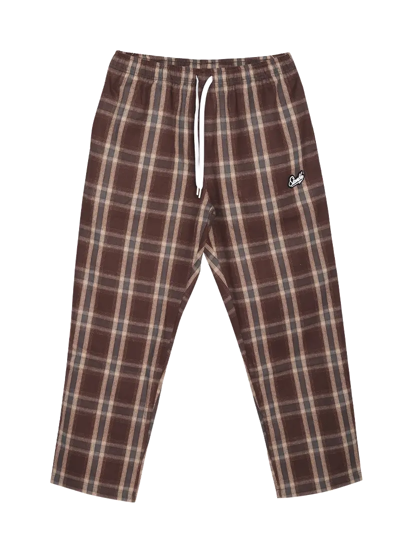 Slamble Casual Pants Unisex Moderate Straight Fit Pants  vjsneaker.com