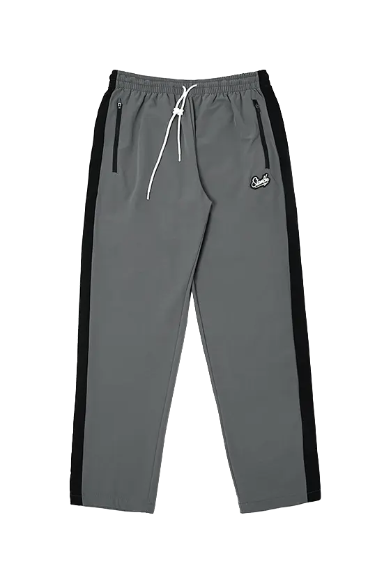 Slamble Knitted Sweatpants Unisex Thin Straight Fit Pants  vjsneaker.com