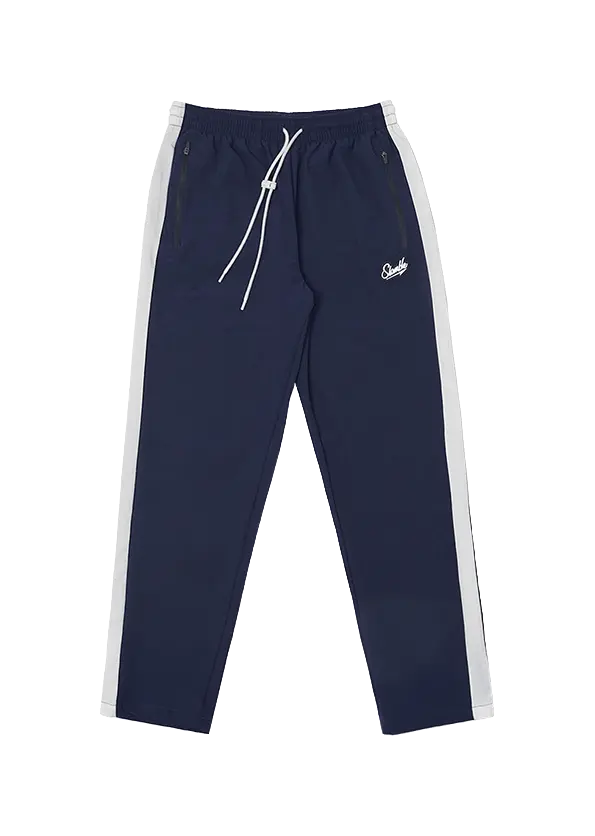 Slamble Knitted Sweatpants Unisex Thin Straight Fit Pants  vjsneaker.com